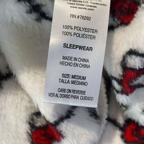 Hello Kitty “Poses All Over” Fuzzy Soft Touch Pajama Pants Womens size Medium - Picture 12 of 12